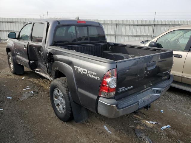 5TFJU4GN4FX072451 - 2015 TOYOTA TACOMA DOUBLE CAB PRERUNNER GRAY photo 2