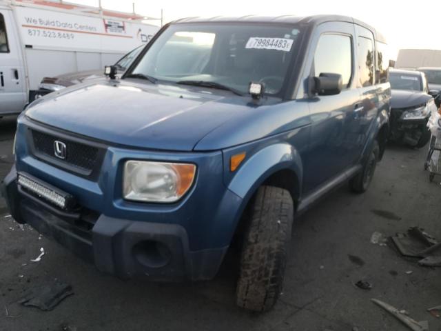 5J6YH28716L011227 - 2006 HONDA ELEMENT EX BLUE photo 1