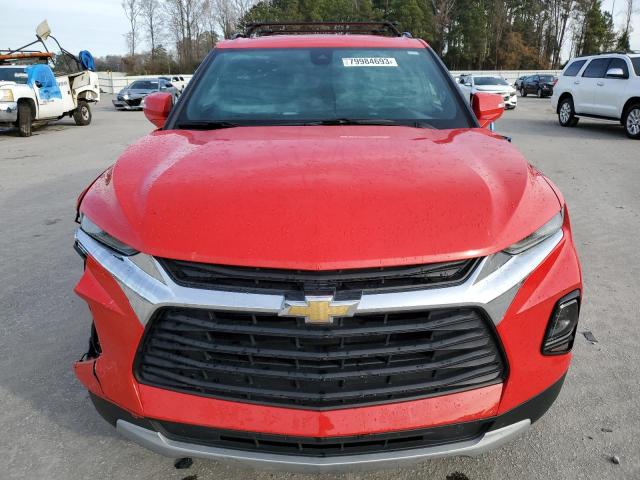 3GNKBCR44NS189835 - 2022 CHEVROLET BLAZER 2LT RED photo 5