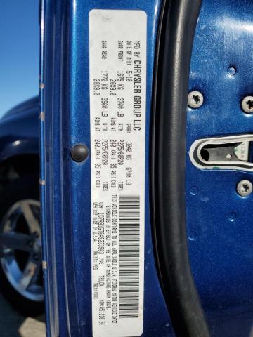 1D7RB1GT6AS233903 - 2010 DODGE RAM 1500 BLUE photo 12