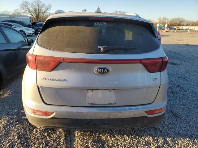 KNDPNCAC7H7197603 - 2017 KIA SPORTAGE EX SILVER photo 6