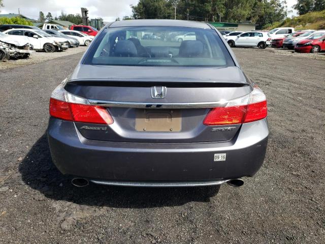 1HGCR2F50EA299526 - 2014 HONDA ACCORD SPORT CHARCOAL photo 6