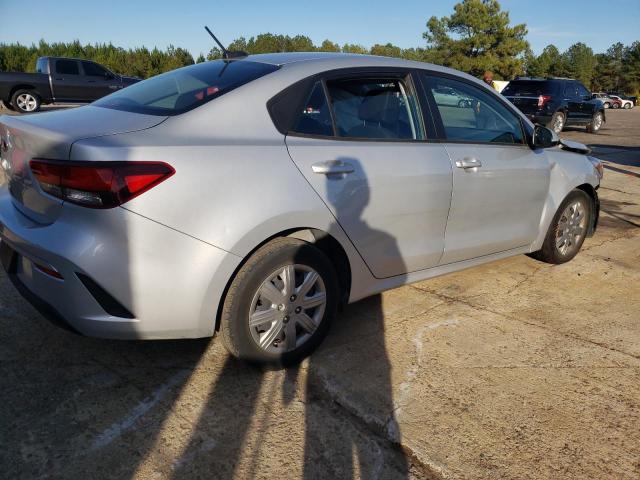 3KPA24AD0ME381997 - 2021 KIA RIO LX SILVER photo 3