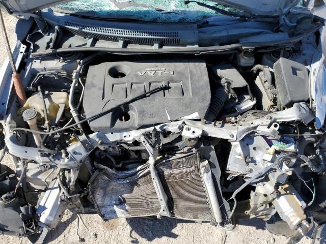 2T1BU4EE7AC530739 - 2010 TOYOTA COROLLA BASE SILVER photo 11