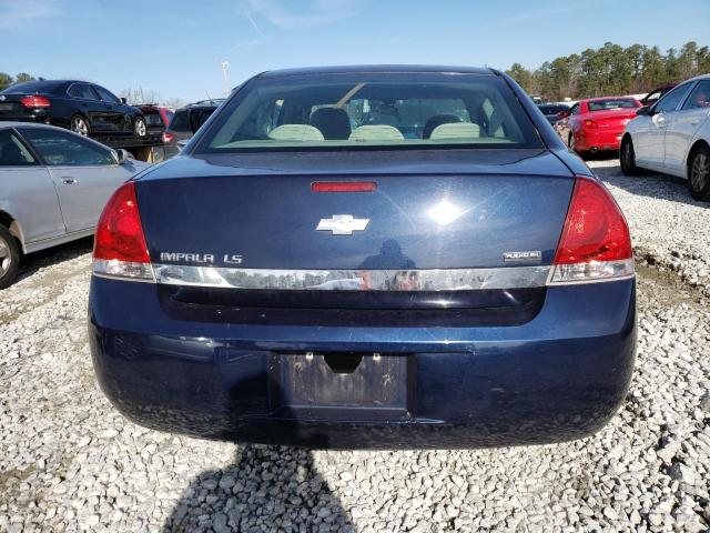 2G1WB58K779411363 - 2007 CHEVROLET IMPALA LS BLUE photo 6