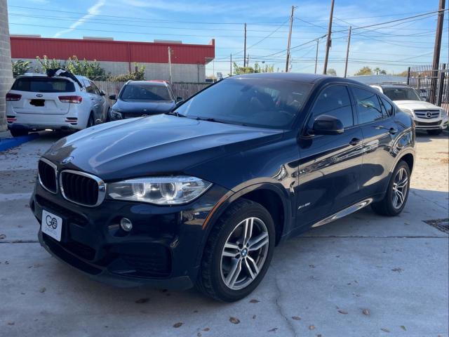 5UXKU2C57G0N82817 - 2016 BMW X6 XDRIVE35I BLUE photo 2