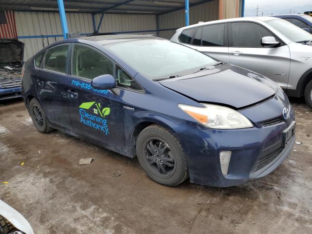 JTDKN3DU9D1630463 - 2013 TOYOTA PRIUS BLUE photo 4