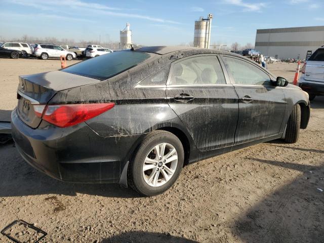 5NPEB4AC2DH665040 - 2013 HYUNDAI SONATA GLS BLACK photo 3