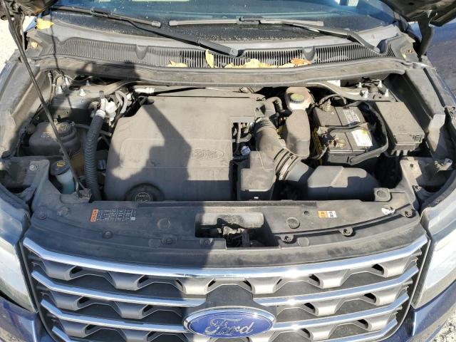 1FM5K7B83HGA55147 - 2017 FORD EXPLORER BLUE photo 11