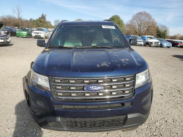 1FM5K7B83HGA55147 - 2017 FORD EXPLORER BLUE photo 5