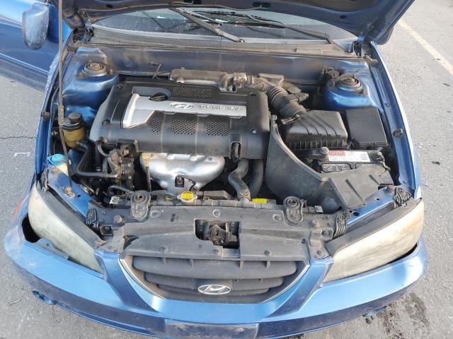 KMHDN46D44U888010 - 2004 HYUNDAI ELANTRA GLS BLUE photo 11