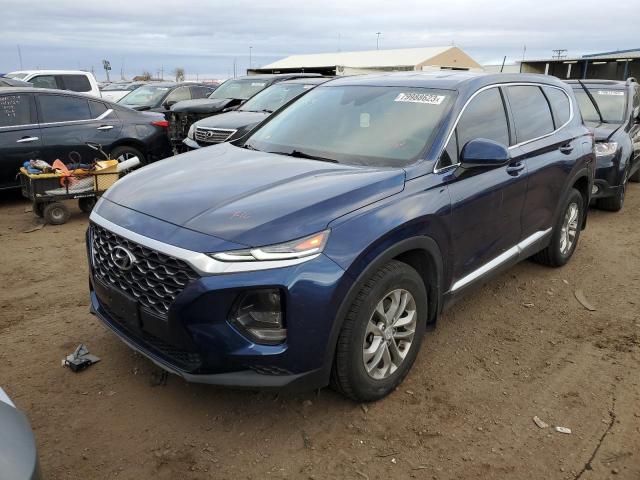 5NMS2CAD9LH257233 - 2020 HYUNDAI SANTA FE SE BLUE photo 1