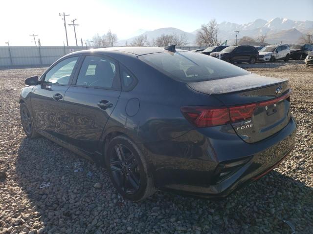 3KPF34AD0ME307241 - 2021 KIA FORTE GT LINE GRAY photo 2