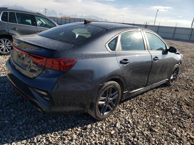 3KPF34AD0ME307241 - 2021 KIA FORTE GT LINE GRAY photo 3