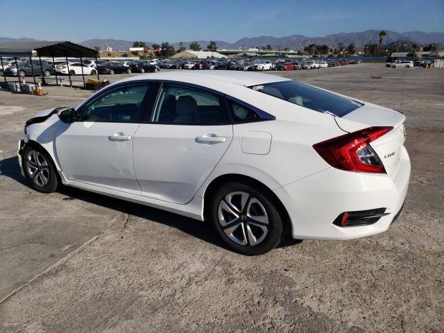 2HGFC2F58JH573890 - 2018 HONDA CIVIC LX WHITE photo 2