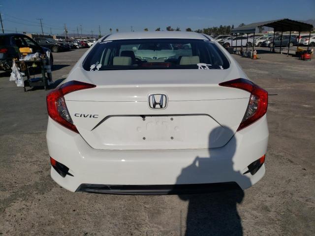 2HGFC2F58JH573890 - 2018 HONDA CIVIC LX WHITE photo 6