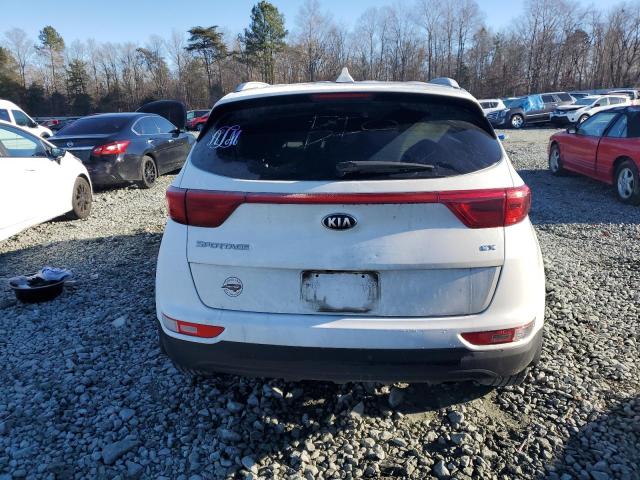 KNDPN3AC7H7168618 - 2017 KIA SPORTAGE EX WHITE photo 6