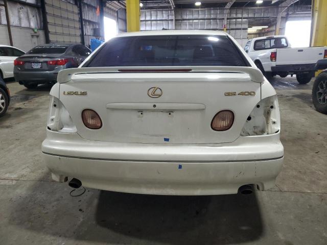 JT8BH68X4W0008065 - 1998 LEXUS GS 400 WHITE photo 6