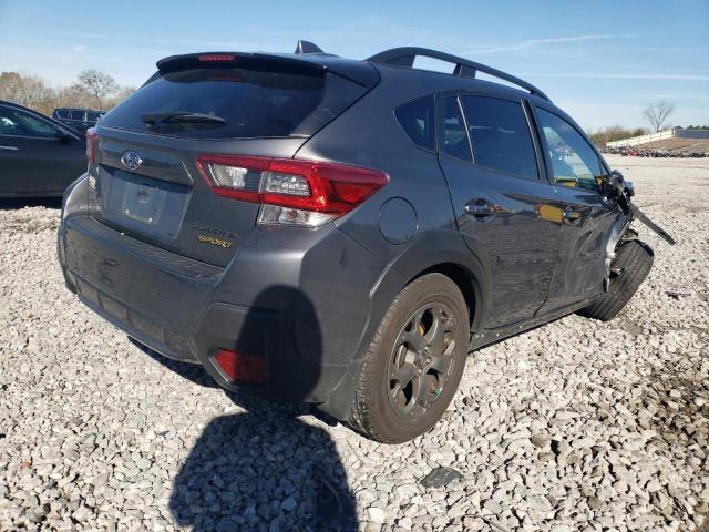 JF2GTHSC6MH683200 - 2021 SUBARU CROSSTREK SPORT GRAY photo 3