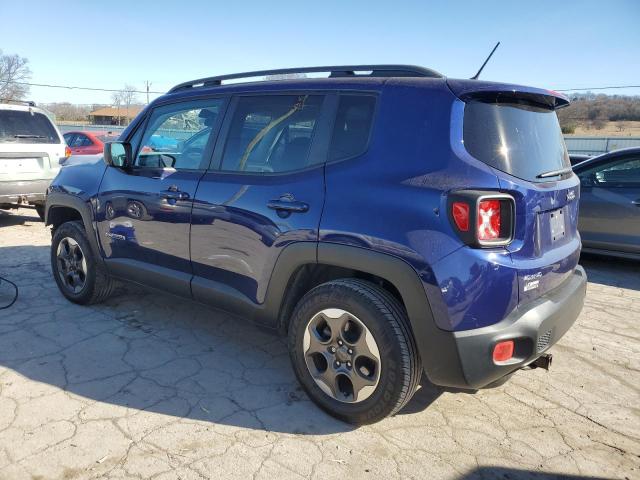 ZACCJBAB1HPE44628 - 2017 JEEP RENEGADE SPORT BLUE photo 2