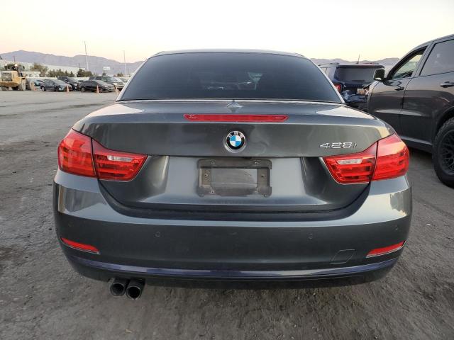 WBA3V7C53FP771354 - 2015 BMW 428 I SULEV GRAY photo 6