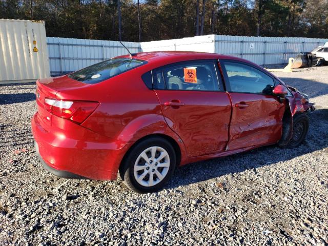 KNADM4A30H6112261 - 2017 KIA RIO LX RED photo 3