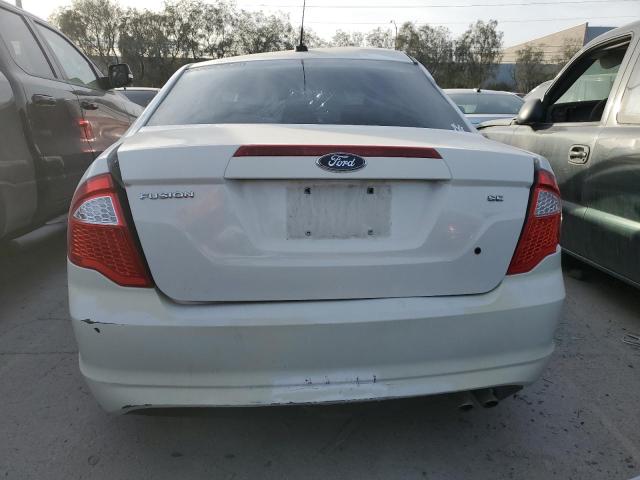 3FAHP0HA7BR275997 - 2011 FORD FUSION SE WHITE photo 6