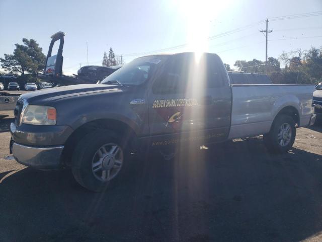 1FTRF12276NA39402 - 2006 FORD F150 GRAY photo 1