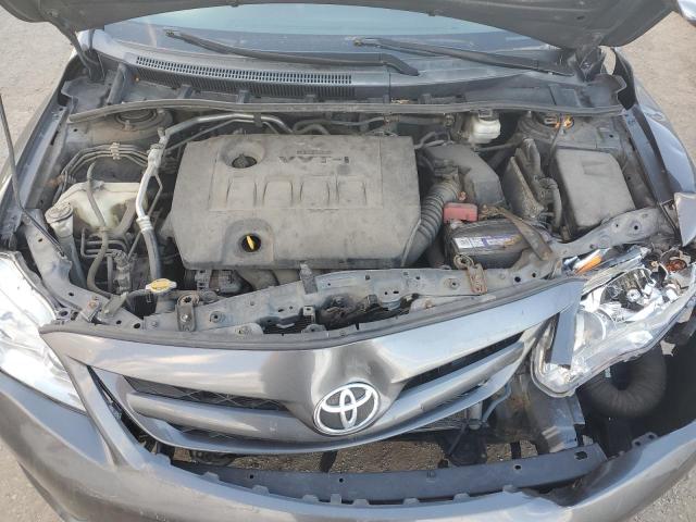 2T1BU4EE5BC677854 - 2011 TOYOTA COROLLA BASE GRAY photo 11