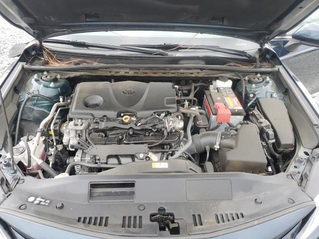 4T1C11AK5MU578363 - 2021 TOYOTA CAMRY LE BLUE photo 11