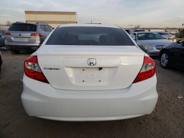 19XFB2F9XCE048493 - 2012 HONDA CIVIC EXL თეთრი ფოტო 6