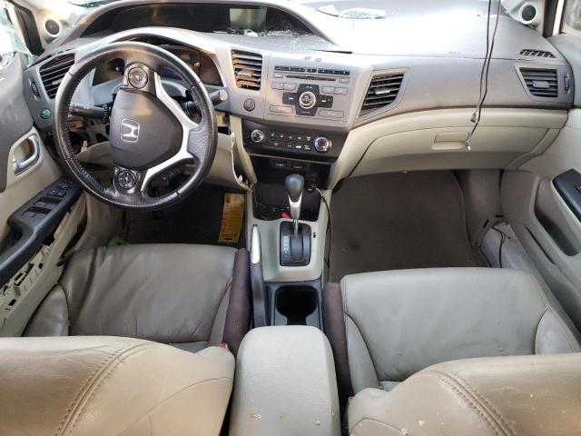 19XFB2F9XCE048493 - 2012 HONDA CIVIC EXL თეთრი ფოტო 8