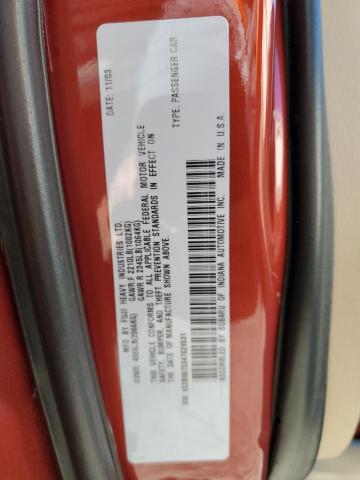 4S3BH675347629531 - 2004 SUBARU LEGACY OUTBACK AWP 栗色 照片 13