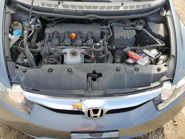 19XFA16839E011668 - 2009 HONDA CIVIC EX GRAY photo 11