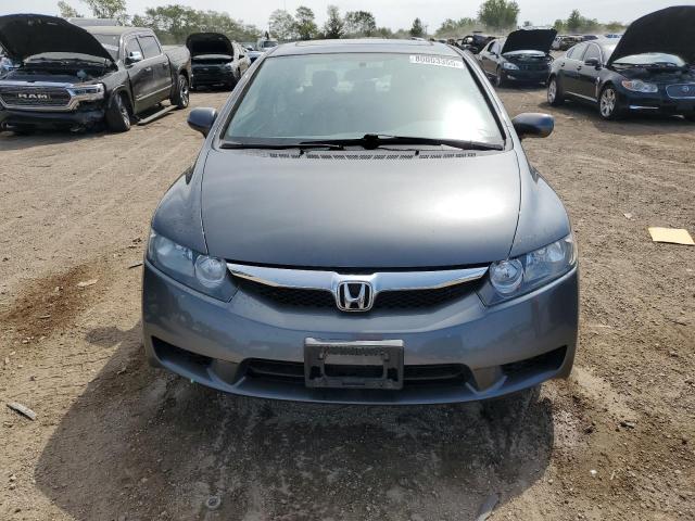 19XFA16839E011668 - 2009 HONDA CIVIC EX GRAY photo 5