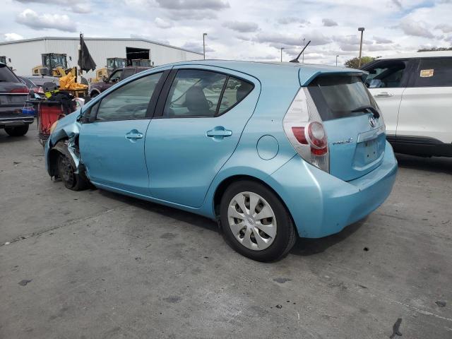 JTDKDTB3XC1027047 - 2012 TOYOTA PRIUS C TEAL photo 2