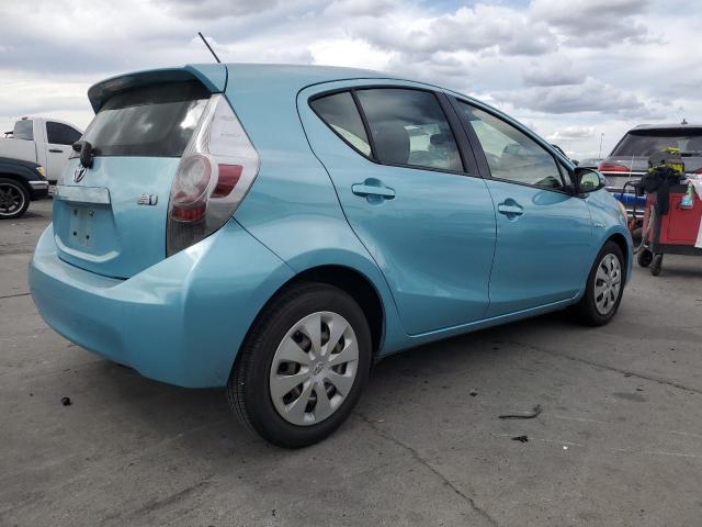 JTDKDTB3XC1027047 - 2012 TOYOTA PRIUS C TEAL photo 3