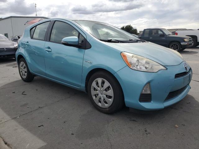 JTDKDTB3XC1027047 - 2012 TOYOTA PRIUS C TEAL photo 4