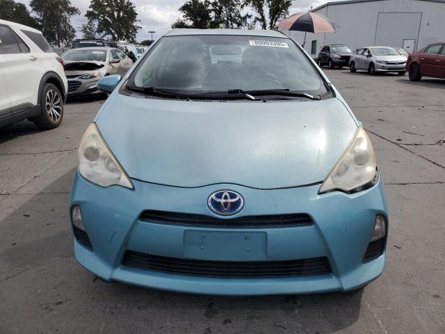 JTDKDTB3XC1027047 - 2012 TOYOTA PRIUS C TEAL photo 5