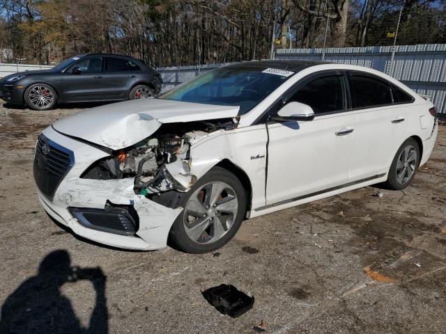 KMHE34L16GA008533 - 2016 HYUNDAI SONATA HYBRID WHITE photo 1