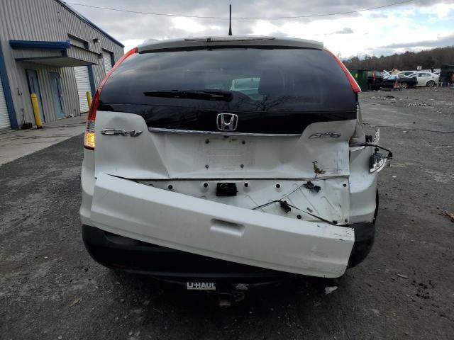 5J6RM4H72CL056863 - 2012 HONDA CR-V EXL WHITE photo 6