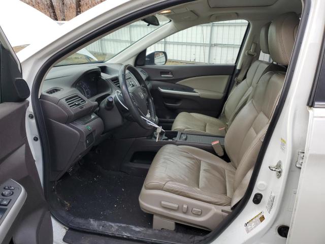 5J6RM4H72CL056863 - 2012 HONDA CR-V EXL WHITE photo 7