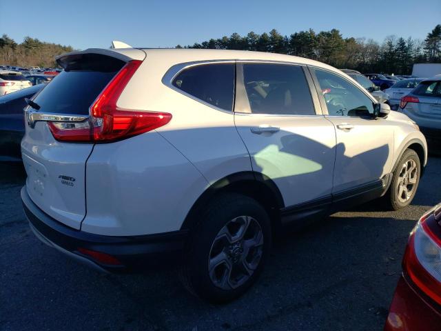 2HKRW2H83KH647901 - 2019 HONDA CR-V EXL WHITE photo 3