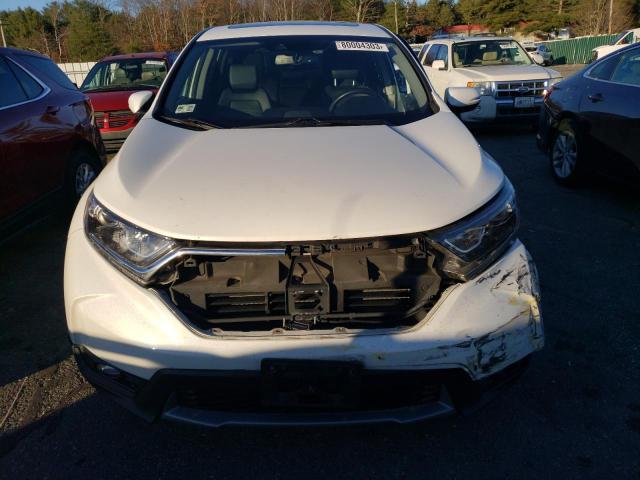 2HKRW2H83KH647901 - 2019 HONDA CR-V EXL WHITE photo 5