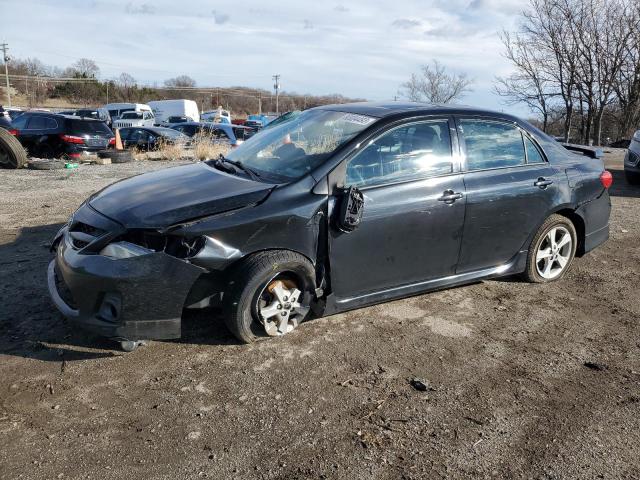 2T1BU4EE6BC736491 - 2011 TOYOTA COROLLA BASE BLACK photo 1