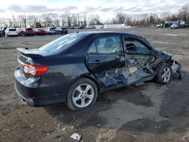 2T1BU4EE6BC736491 - 2011 TOYOTA COROLLA BASE BLACK photo 3