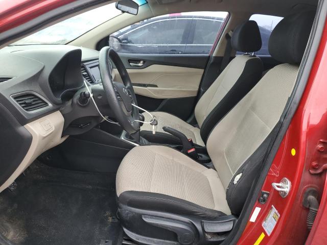 3KPC24A31KE054988 - 2019 HYUNDAI ACCENT SE Қызыл фото 7