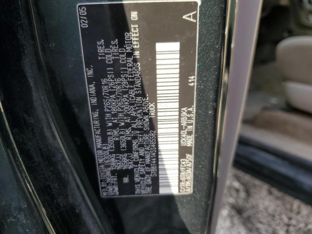 5TBBT44145S465582 - 2005 TOYOTA TUNDRA ACCESS CAB SR5 GREEN photo 12