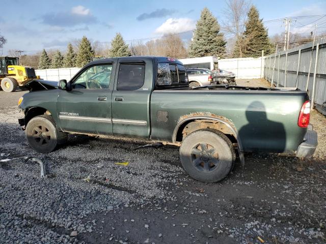 5TBBT44145S465582 - 2005 TOYOTA TUNDRA ACCESS CAB SR5 GREEN photo 2