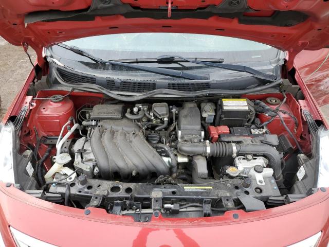 3N1CN7AP5KL861556 - 2019 NISSAN VERSA S RED photo 11